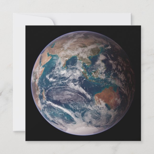 Carte Terre de marbre bleu (hémisphère oriental) (Devant)
