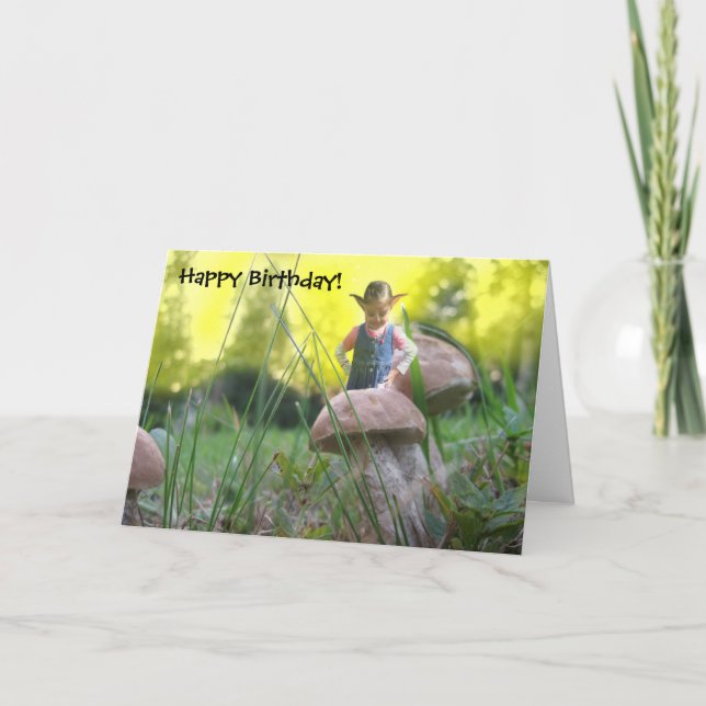 Carte Terre de Shroom - joyeux anniversaire ! (Devant)