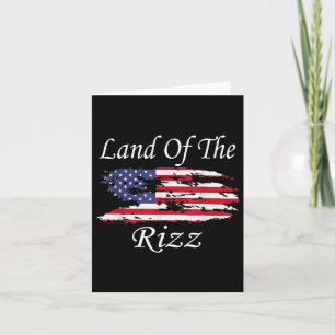 Carte Terre Du Rizz Drôle Patriotique Trump 4 juillet