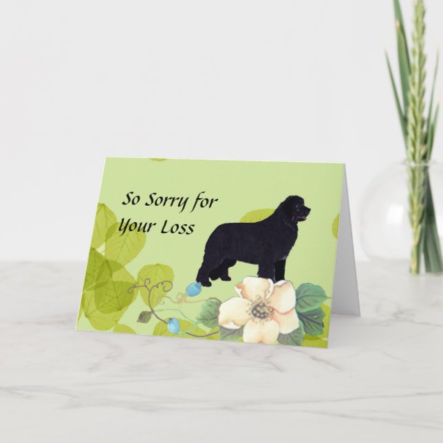 Carte Terre-Neuve - Design Feuille vert (Devant)