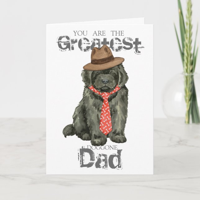 Carte Terre-Neuve papa (Devant)