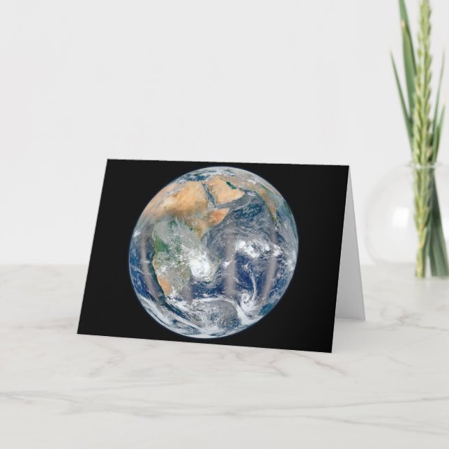 Carte Terre Pleine Montrant L'Hémisphère Est. (Devant)