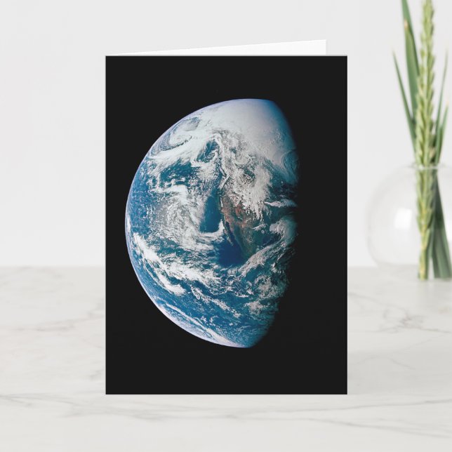 Carte Terre Tirée De L'Appareil Spacecraft Apollo 13. (Devant)