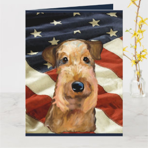CARTE TERRIER AIREDALE    