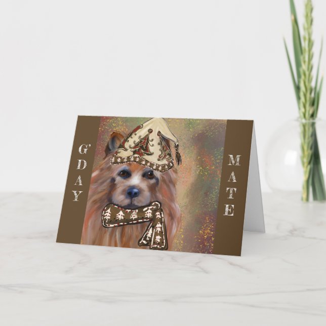 CARTE TERRIER AUSTRALIEN (Devant)