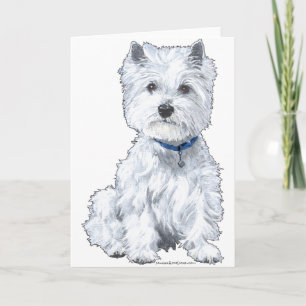 Carte Terrier Blanc de West Highland