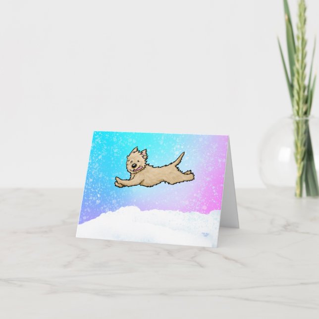 Carte Terrier Cairn Snow Runner (Devant)