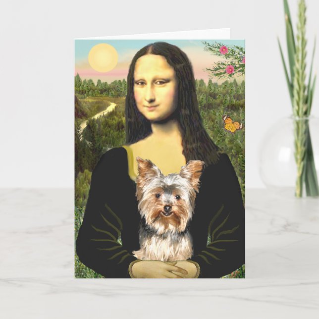 Carte Terrier du Yorkshire 17 - Mona Lisa (Devant)