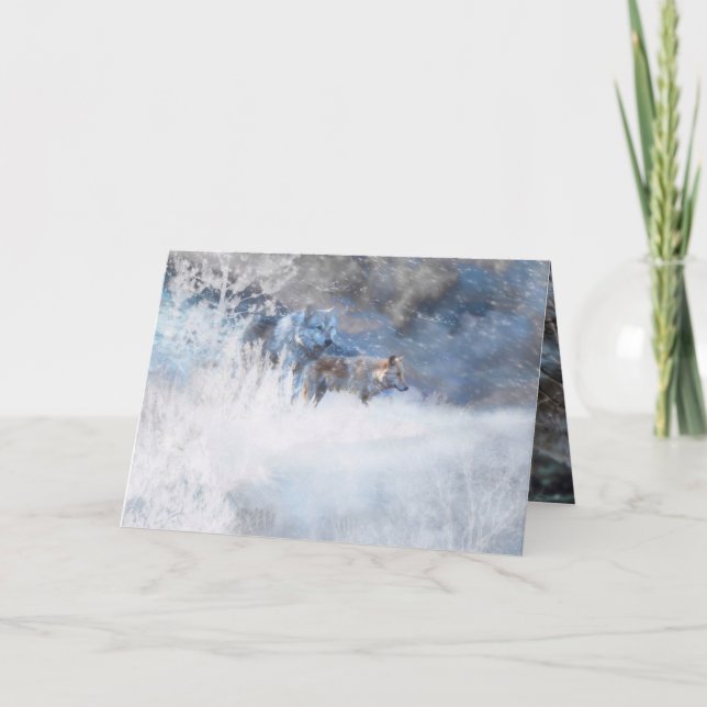 Carte TERRITOIRES Hivernaux DU LOUP (Devant)