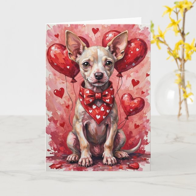 Carte Tervueren américain nu pour la Saint-Valentin avec (Fleur jaune)