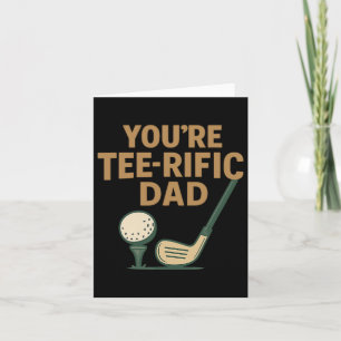 Carte T'es un amateur de golf de papa amusant