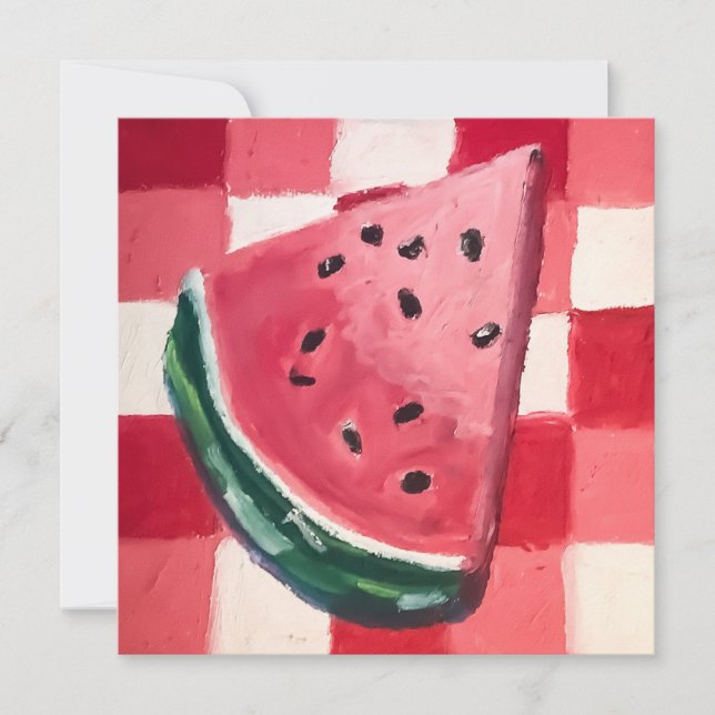 Carte T'es un amour de pastèque (Devant)