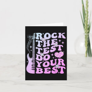 Carte Test Day Rock Le Test Faites Votre Meilleur Test D