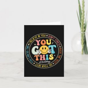 Carte Test Day Vous Avez Ce Rock The Test Teacher Testin