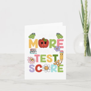 Carte Test Day Vous Êtes Plus Qu'Un Test Score Hommes Fe