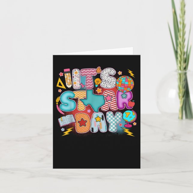 Carte Test Jour Son Jour D'Époque Dont Stress Faites Vot (Devant)