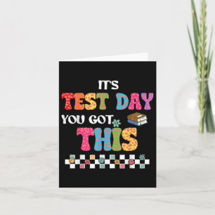 Carte Test Motivation Étudiant Enseignant Son Jour d'Ess