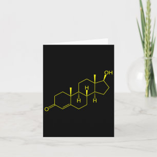 Carte Testostérone Molecule Biologie Science Constructio