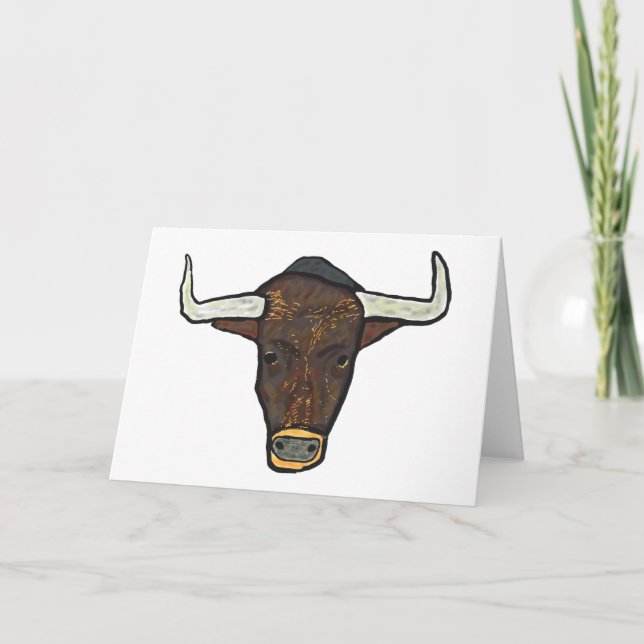 Carte Tête Bull (Devant)