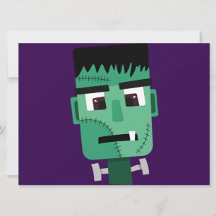 Carte Tête de monstre de Frankenstein