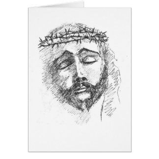 Carte - tête du Christ