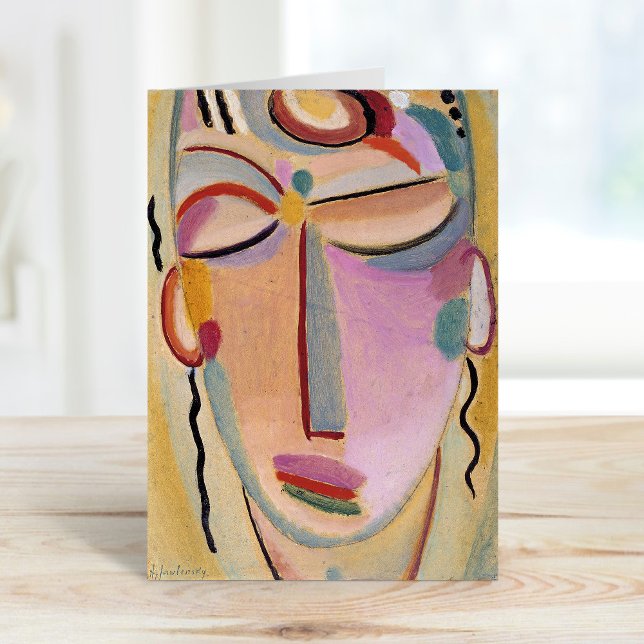 Carte Tête mystique, Méditation | von Jawlensky (Créateur téléchargé)