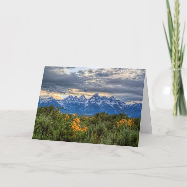 Carte Tetons grand (Devant)