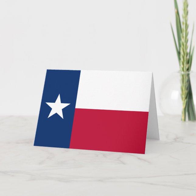 Carte Texan Flag, Flag of Texas (Devant)