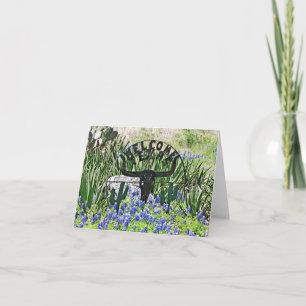 Carte Texas Bluebonnet Welcome
