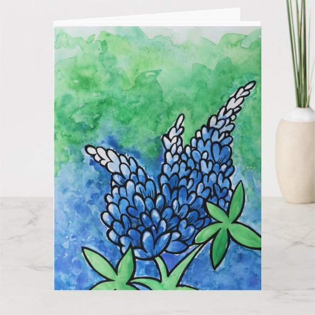 Carte Texas Bluebonnets (Devant)