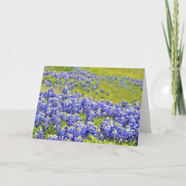 Carte Texas Bluebonnets Scripture Card 1 Timothy 1:14 (Devant)