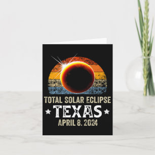 Carte Texas Total Solar Eclipse Avril 8 2024 Texas Solar