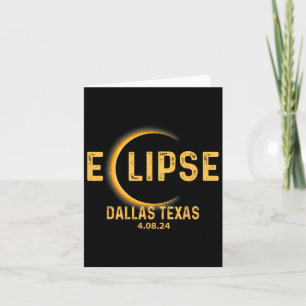 Carte Texas Tx Tee Total Solar Eclipse Party 2024 Totali