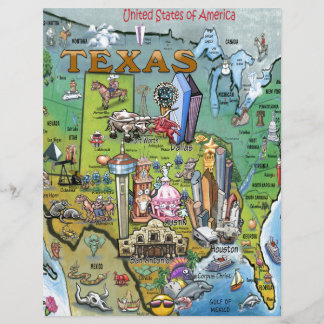 Carte Texas USA