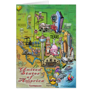 Carte Texas USA