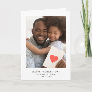 Carte Texte et photo simples et élégants   Bonne fête de
