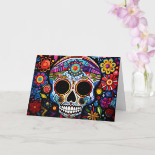Carte Texte personnalisé 💀 Día de Muertos