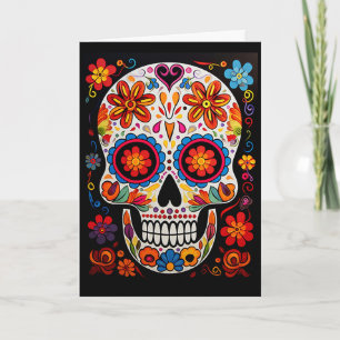 Carte Texte personnalisé 💀 Exquis Día de Muertos