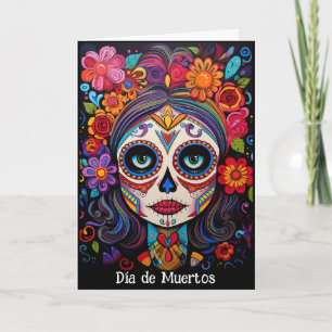 Carte Texte personnalisé 💀 La Calavera Catrina