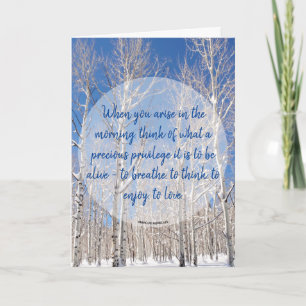 Carte Texte personnalisé Tournesols Bleu Ciel Peupliers 