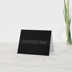 Carte Texte Simple Et Bandes Minces