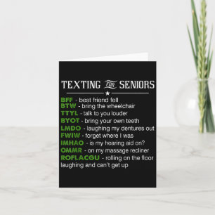 Carte Texter Pour Aînés Bff Meilleur Ami Fell Drôle Pour