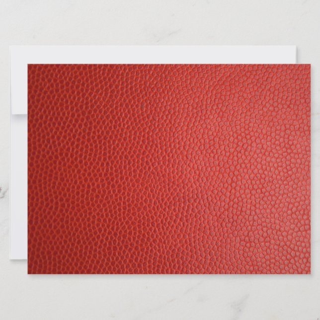 Carte Texture en cuir rouge (Devant)