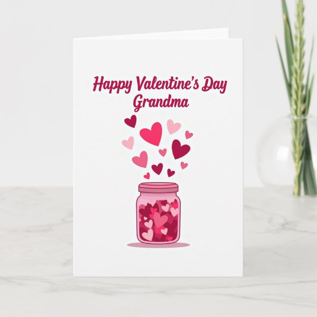 Carte texture pailletée pour grand-mère (Devant)