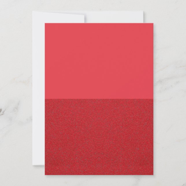 Carte Texturée Demi-Rouge Tomate – Personnalisable (Devant)