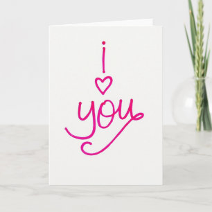 Carte texturée Romantique Je T'Aime