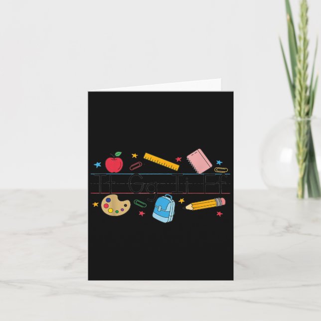 Carte Tgif Prof Alphabet Maternelle Prof Appreci (Devant)