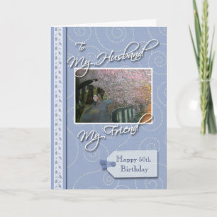 Carte __th Birthday - Mon mari, ami