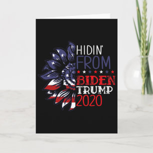 Carte Th Hidin de Biden Trump Élection Cadeaux Amérique