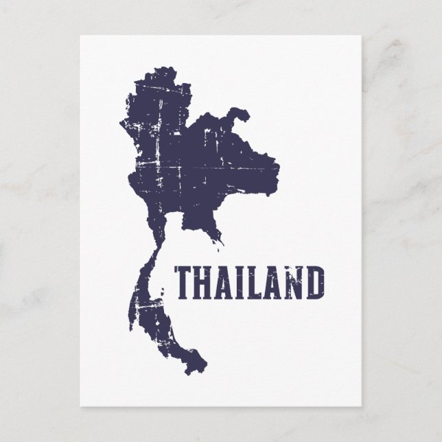 Carte Thaïlande (Devant)